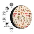 thumbnail image 5 of Balery Retro Autum Mushroomstire Cover Waterproof Dust-Proof, Universal Spare Wheel Tire Cover For Trailer, Rv, Suv Truck And Vehicle Camper Accessories-15 Inch, 5 of 9