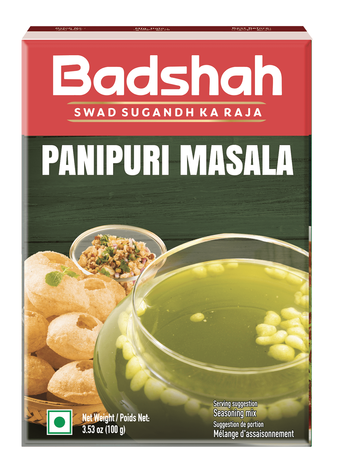 Panipuri Masala Mélange d’épices acidulé pour Pani Puri