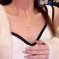 thumbnail image 3 of LYMAYTER Collier en Métal Collier pour Femmes - Pendentif, Fausse Perle, Ajustable-Cyclable, 3 of 6