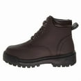 thumbnail image 3 of Avalanche Lace Up Boots Boys, Durable Rugged Outdoor Work Boot Style High, Traction Sole (Little Kid Big Kid), Brown, Size: 11, 3 of 6