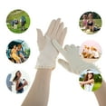 thumbnail image 4 of Unique Bargains 1 Pair Sunblock Mittens Sun Block Driving Gloves for Women Beige, 4 of 5