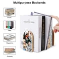 thumbnail image 3 of My Hero Academia Poster Bookends Wood Book Divider Decor Shelves Non-Skid Book Stand 2 Pieces For Classroom Dormitory Bookshelf Office Home, 3 of 7