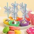 thumbnail image 7 of RUseeN Gift Wrap Bows 3.1” Satin Ribbon Bows for Cake Treats Premade Hair Small Mini Bow for Crafts Gift Wrapping Balloons Party Decoration Sewing 50 PCS, 7 of 7