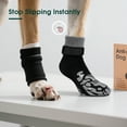 thumbnail image 4 of Kuoser Non-Slip Dog Socks for Hardwood Floors & Hot Pavement, Adjustable Pet Socks to Stop Licking and Slipping, Black, M, 4 of 8