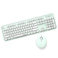 thumbnail image 1 of Combo Mofii Sweet Keyboard Mouse Combo Pure Color 2.4G Teclado inalámbrico Mouse Set Circular Suspension Key Cap para PC Laptop Green Mofii Combo, 1 of 7