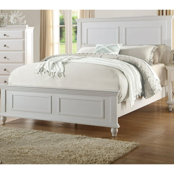 Outstanding White Queen Size Bed With Striking Headboard Bedroom Furniture In A Modern And Elegant Touch