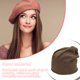 thumbnail image 4 of Qarigey Beanie Hat Cómodo Casual Color sólido Gorros para adultos Gorras Turbante simple Mujeres Hombres Sombreros para la decoración del vestido Sombreros Café Qarigey AP009244-09B, 4 of 6