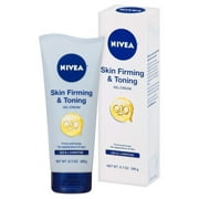 NIVEA Skin Firming & Toning Gel Cream With Q10 & L-Carnitine 6.7 Ounce, 4 Pack