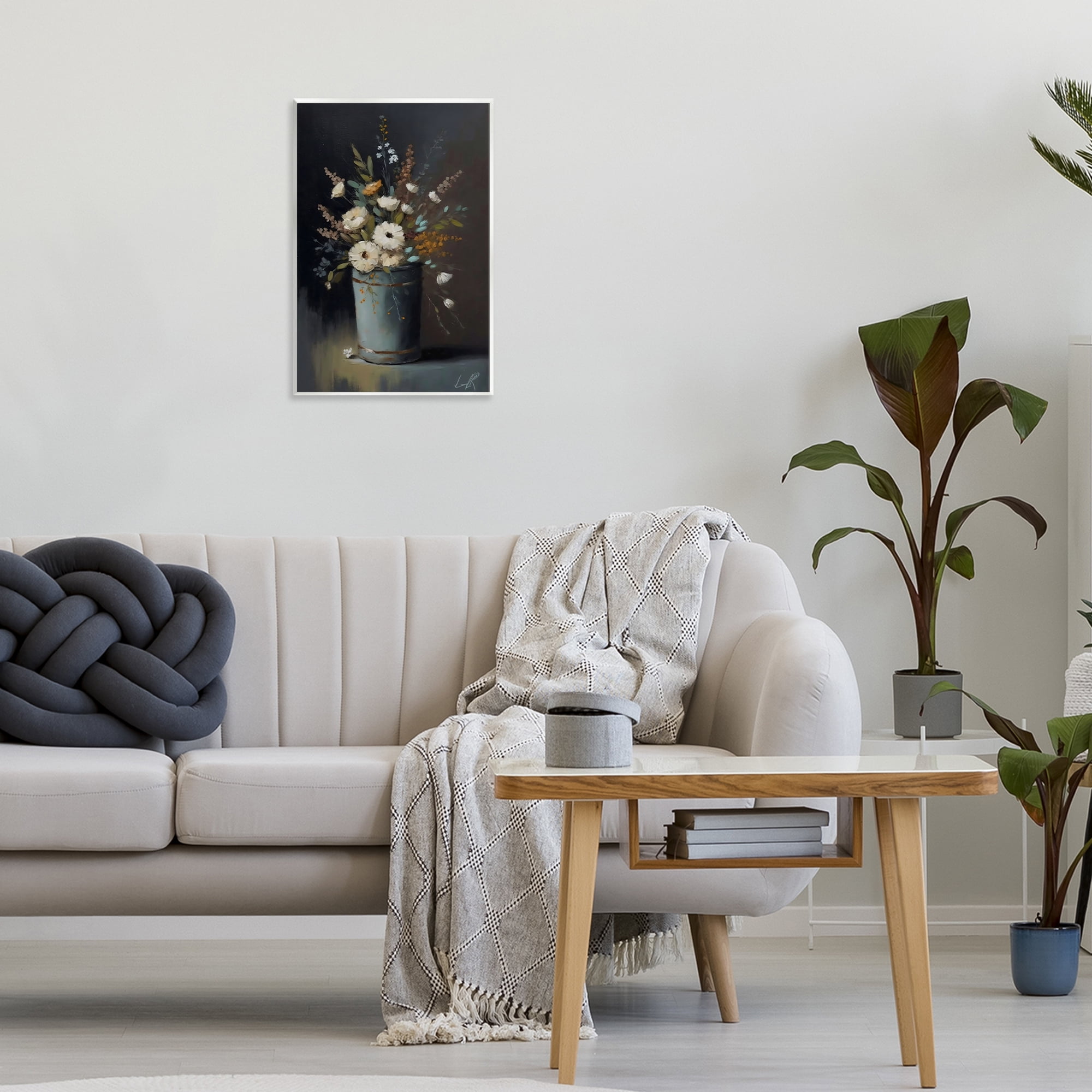 Stupell Industries Rustic Floral Bouquet Bucket Wall Plaque Art, design by Creative Studio