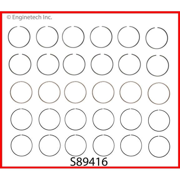 RINGS HON 3.5L 3471 J35A1