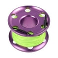 thumbnail image 3 of Sonducket Carrete de dedo de buceo profesional de alta densidad 50m cuerda de aluminio Tech Spool con gancho a presión suministros de accesorios Deportes acuáticos Púrpura, 3 of 6