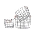 thumbnail image 2 of Urban Trends Collection: Metal Hand Basket, Coated Finish, Black, 2 of 2