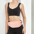 thumbnail image 4 of Hukapapa Runner's bolsillo pequeño en la cadera-bolsillo deportivo de ocio-bolsillo fitness-bolso diagonal para viaje y correrrosa, 4 of 5