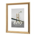 thumbnail image 5 of Scholartree 5 PACK 8x10 Wooden Picture Frames, 8x10 Matted to 5x7 Tabletop Picture Frame, Beige, 5 of 12