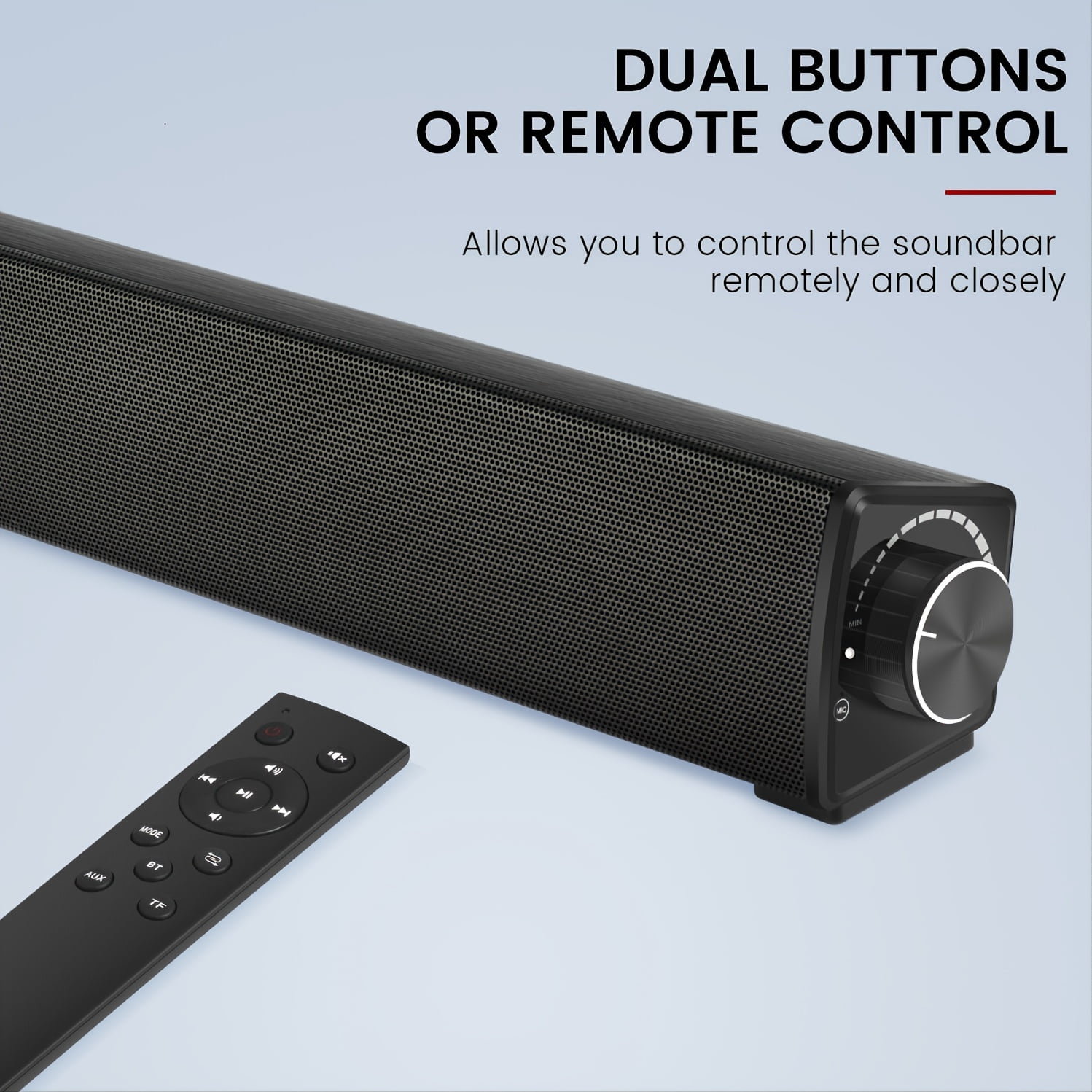 PC Soundbar, Wired And Wireless Computer Speaker Home Theater Stereo