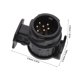 thumbnail image 5 of unbranded 2Ud Adaptador Eléctrico 13 Pin A 7 Pin Para Remolque Adaptable Para Camioneta En Negro, 5 of 6
