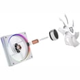 thumbnail image 3 of Disipador Doble CPU Gamer BALAM RUSH HELIUX PRO HEX75 120mm ARGB 3pin LGA 1700 AM5 600 - 2000 RPM 4-pin PWM 6 Pipas Display Digital Blanco BR-941952, 3 of 5