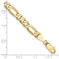 thumbnail image 2 of 10K 5.25mm Flat Figaro Chain, 2 of 3