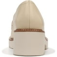 thumbnail image 4 of Naturalizer Womens Desi Chain Detail Platform Lug Sole Heeled Loafer Vanilla Beige Leather 10M, 4 of 5