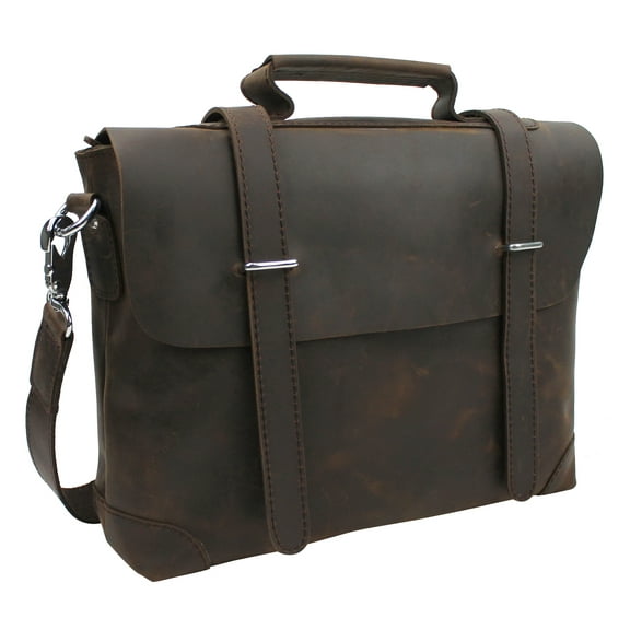 Vagarant Traveler Cowhide Vintage Leather Messenger Bag L88.DD