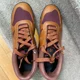 thumbnail image 4 of New Balance Vibram Rainier Men's Low Brown Red Hiking Leather Shoes Size 8.5, 4 of 6