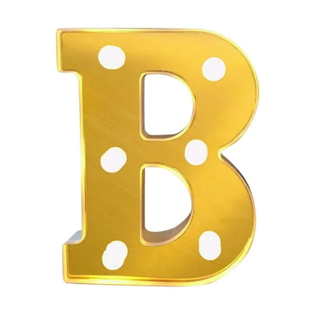 

Medcursor LED Letter Lights Light Up Letters Standing Hanging Warm Wihte Light