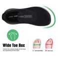 thumbnail image 2 of Men Extra Wide Width Sneakers Comfort Walking Shoes Relieve Foot Pain Wide Toe Box with Arch Support, 2 of 6