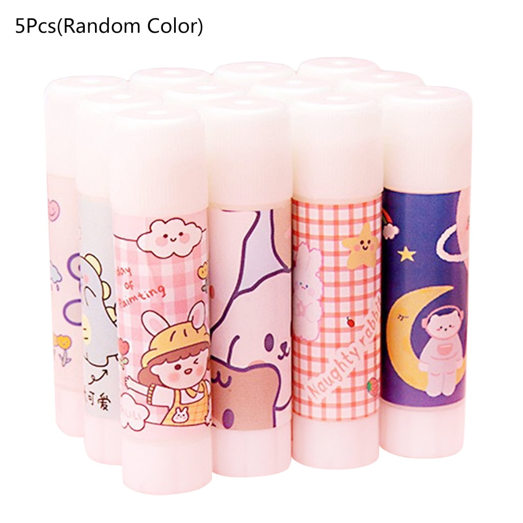 SIEYIO Cute Cartoon Solid Archival Glue Sticks All Purpose Sticks for