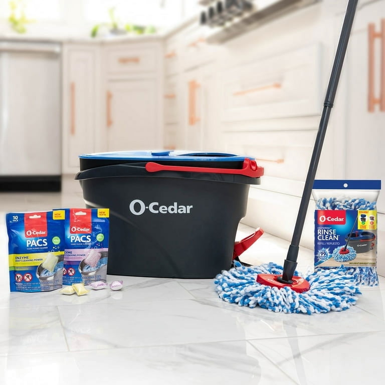 O-Cedar Floor Cleaning Packs, Citrus Scent, Enzyme-Powered