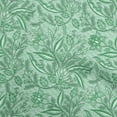 thumbnail image 1 of oneOone Polyester Spandex Sea Green Fabric Asian Floral Craft Projects Decor Fabric Printed By The Yard 56 Inch Wide, 1 of 5