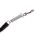 thumbnail image 4 of Tachiuwa Leather Dog Leash Eight Strands Of Cowhide Spring Traction Rope Black L, 4 of 9