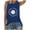 Tank Tops-Navy, variant on Brilliant Womens Sleeveless Tops Women's Vintage Casual CrewNeck Printed Tank Tops (Blue,XXXL)