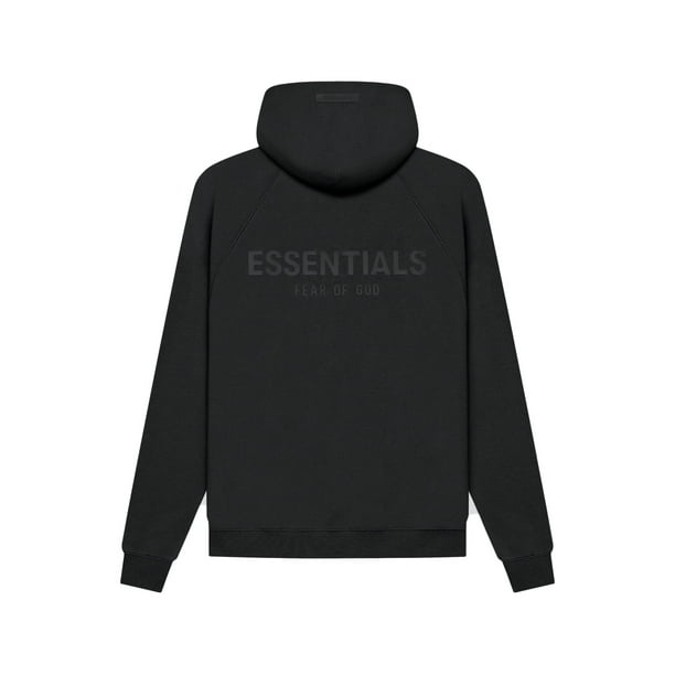 Fear Of God - Men - Fear Of God Essentials Pull-Over Hoodie (Ss21) Black -  Size Small 