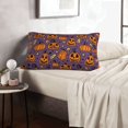 thumbnail image 6 of Halloween Plush Throw Pillow Covers, pumpkin halloween funny Pillow Cases with Invisible Zipper,Halloween Decor Microfiber Pillow Cases for Sleeping Bedroom Sofa Living Room, 6 of 6