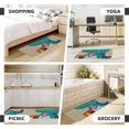thumbnail image 6 of Honeii Cool Dino Playing Skateboard Print Kitchen Mat [2 PCS] for Floor, Waterproof Non-Slip Rugs, Kitchen Decor,Standing Mat for Floor,Office, Sink, Laundry, 6 of 6
