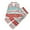 Y11-Red, variant on Children's Pajamas Outfits Casual Snowflake Printed Button Down Lapel Long Sleeve Top And Pants Set 5-6 T