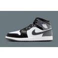 thumbnail image 4 of N I-K-E A i r-Jor-dan 1 Mid Shoes Black Iron Grey White DQ8426-001 Men's Multi Size, 4 of 6