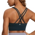 thumbnail image 1 of Top Deportivo CRZ YOGA Sensación Desnuda con Tirantes y Corte Largo Azul Marino S, 1 of 5