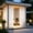 White,C, variant on SHJHENG Outdoor Folding Curtain Waterproof Mosquito Net Sun Shade Screen No Drill Portable Room Divider For Patio Balcony Camping RV Trailer