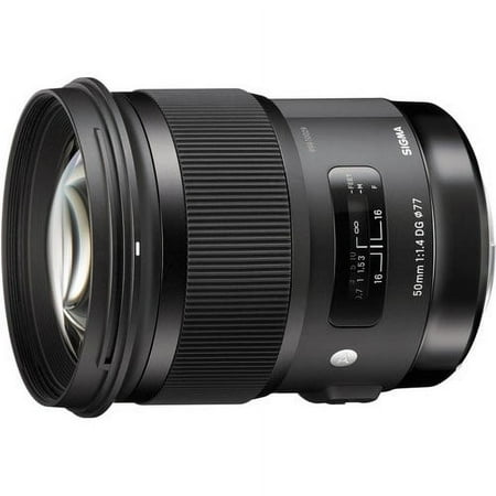 Sigma - 50mm f/1.4 Art DG HSM Lens for Nikon SLR Cameras - Black