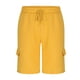 thumbnail image 2 of pstuiky Pantalones cortos de gimnasio para hombre, Pantalones cortos casuales de color sólido con cintura elástica y cordón transpirable para hombre Pantalones cortos para correr para hombre, 2 of 6
