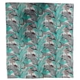 thumbnail image 2 of ColorFull House Indian Cotton Kantha Quilt, Turquoise and Grey Leaf Pattern Design Kantha Gudri,Bedspread,Bedsheet,Throw Blanket Size( King 108" x 108" ), 2 of 5