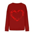 thumbnail image 3 of Birdeem Mode Femmes Décontracté Manches Longues Col Rond Imprimé Blouse Chandail pour Dames, 3 of 12