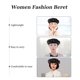 thumbnail image 4 of 1pc Otoño e Invierno Boina Brillante Boina Con Lentejuelas Moda Brillante Sombrero para Mujer, 4 of 6