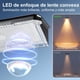 thumbnail image 4 of Quntis Luces Solares Exterior 8Pcs, 11 Modos de Color (Blanco C&aacute;lido/Fr&iacute;o/RGB) L&aacute;mpara Pared, L&aacute;mpara Solares LED Exterior Jardin, Encendido/Apagado Autom&a, 4 of 8