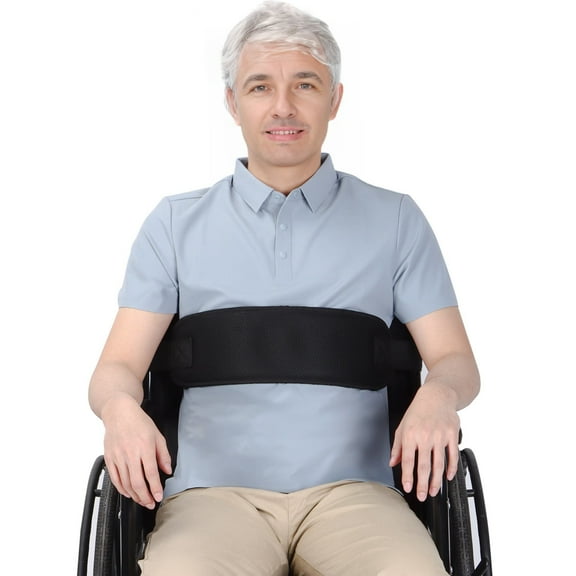 NIdreamCE Wheelchair Seatbelt Safety Belt for Dementia Patients Falling Out Prevention Wheelchair Safety Harness for Adults,The Elderly, Pregnant & Paralyzed