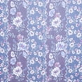 thumbnail image 2 of Zelouf Whimsy Floral High Multi Chiffon  , Sewing, DIY, Crafts Fabric by the Yard, Mulberry/teal, 1 Yard, 2 of 2