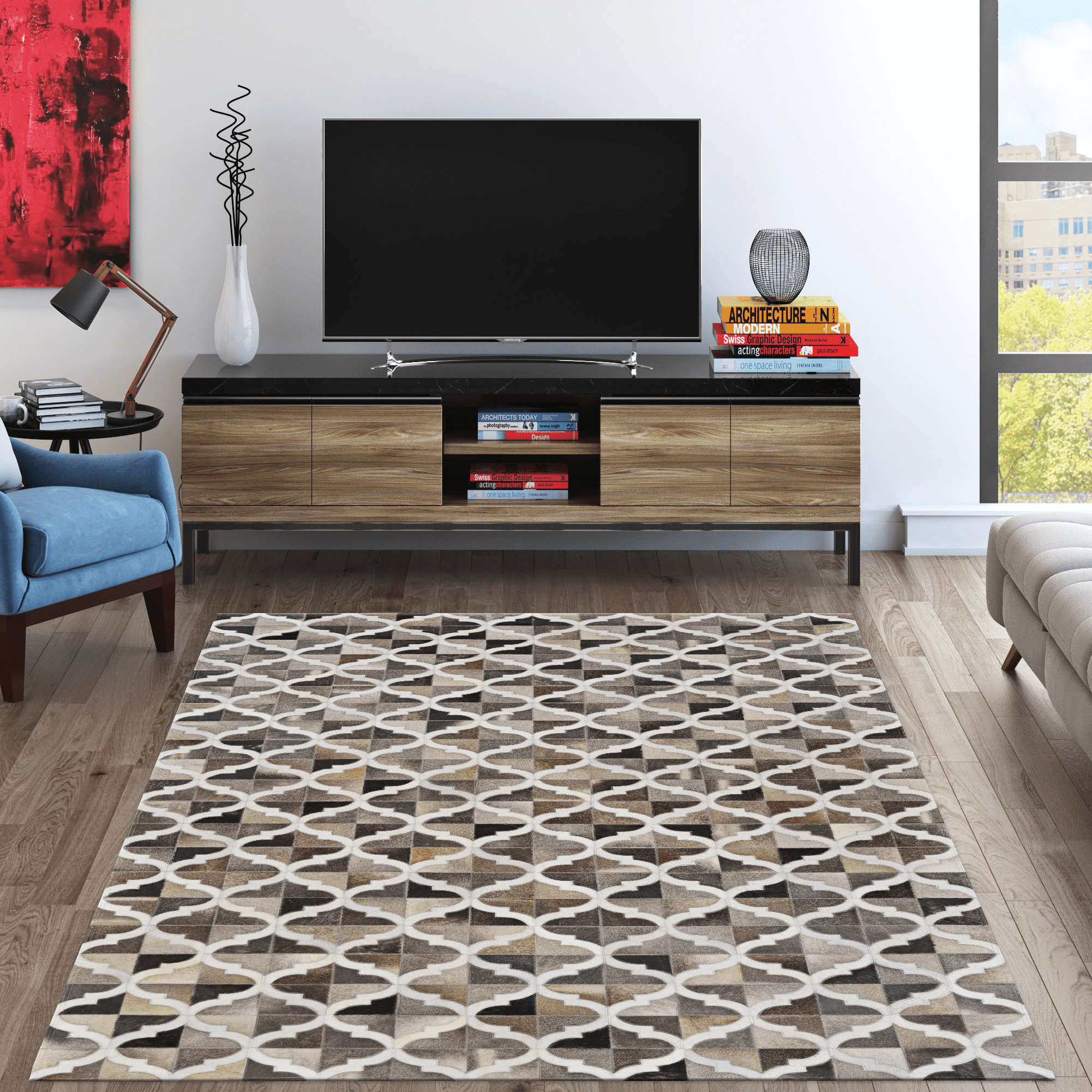 Couristan Chalet Tessela Chocolate Area Rug, 8' x 11'4"