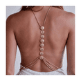 thumbnail image 4 of Long Tassel Body Chain Retro Carved Disc Waist Chain Fashion Jewelry Accessory for Women Festival Party Outfit, 4 of 6