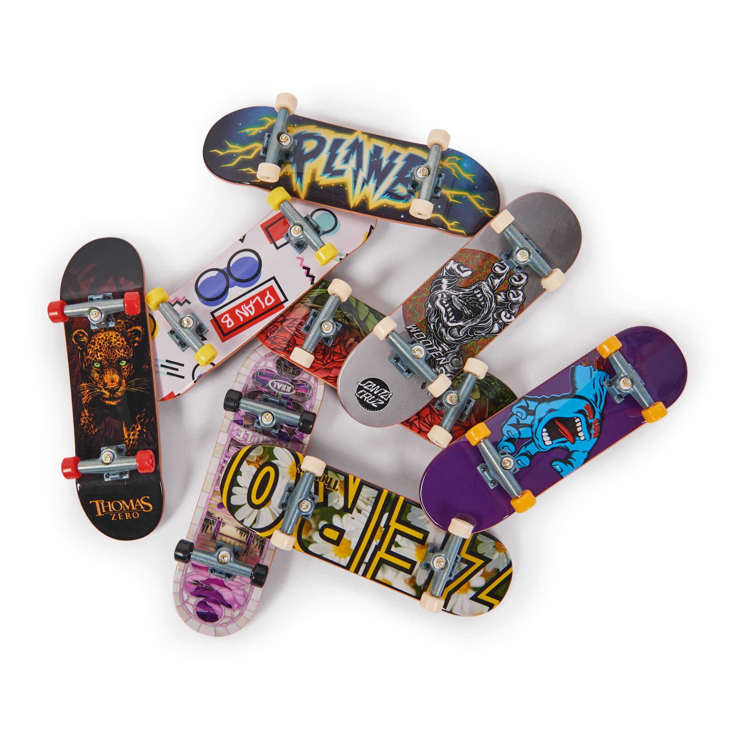 Tech Deck, Fingerboard 2-Pack, Real Skateboards, Collectible and Customizable Mini Skateboards, Kids Toys for Ages 6 and up
